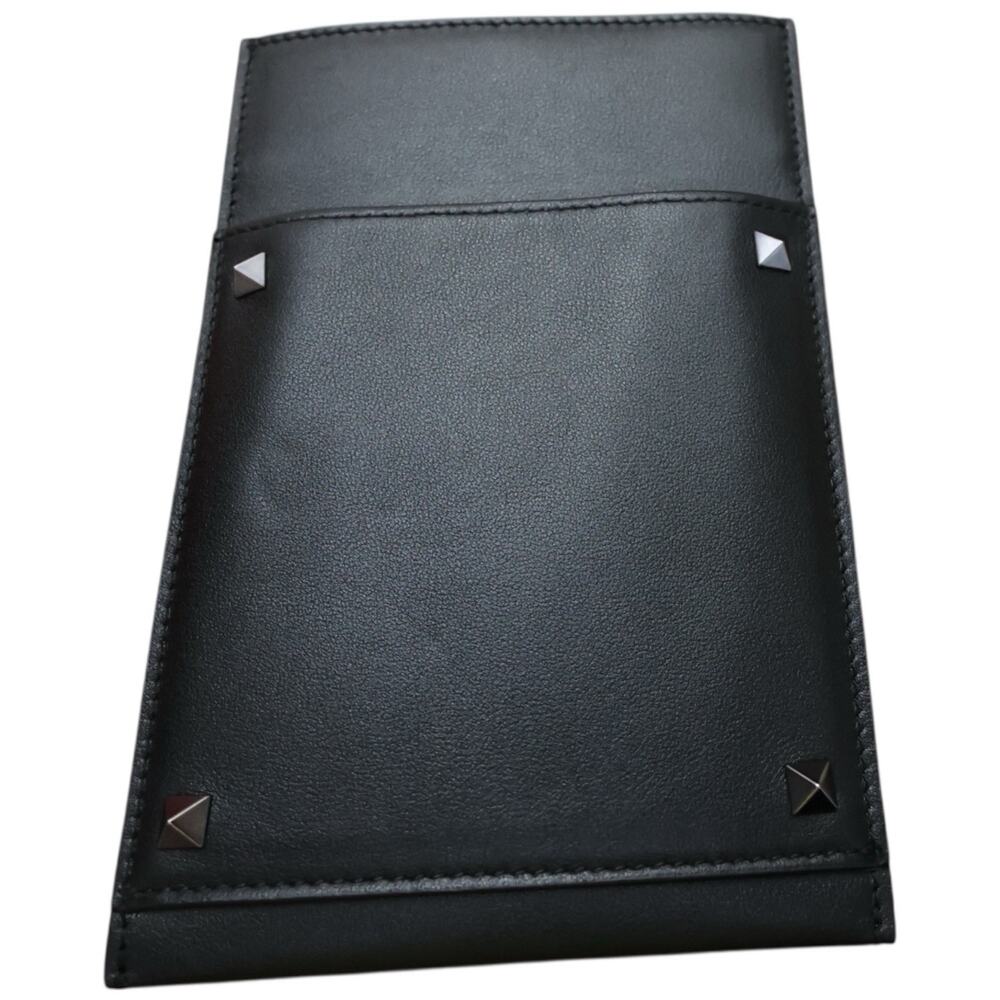 VALENTINO GARAVANI Rockstud Leather Phone Case Crossbody - Picture 3 of 15